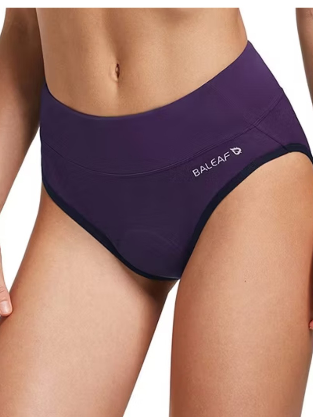 Baleaf Women's Cycling Brief Underwear 3D Padded Bike Shorts Bikini Purple M